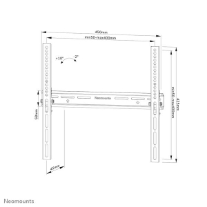 Neomounts TV wandsteun