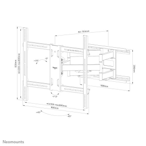 Neomounts heavy duty TV wandsteun