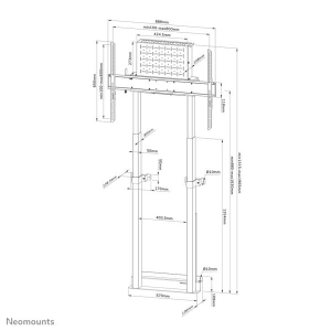 Neomounts gemotoriseerde wandsteun