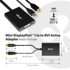 MINIDISPLAYPORT TO DUAL LINK DVI-I