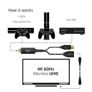 HDMI 2.0 - DISPLAYPORT 1.2 ACT. ADAPTER