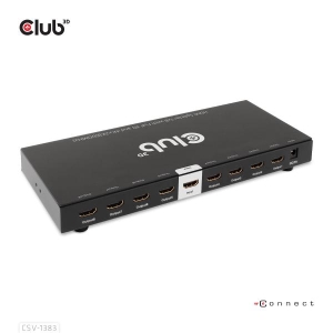 CLUB3D 1 to 8 HDMI™ Splitter Full 3D and 4K60Hz(600MHz)