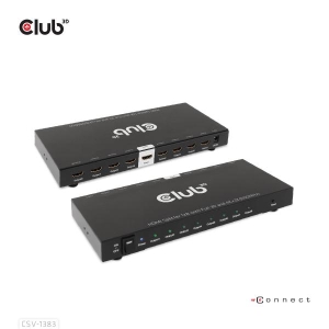 CLUB3D 1 to 8 HDMI™ Splitter Full 3D and 4K60Hz(600MHz)