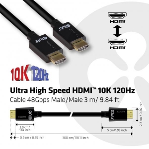 HDMI 2.1 MALE TO HDMI 2.1