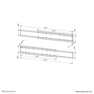 Neomounts dual screen adapter