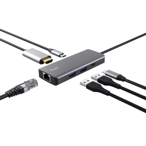 Trust Dalyx USB Type-C 1000 Mbit/s Zilver