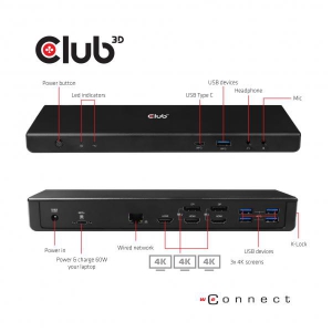 USB TC3.2 Gen 1 Uni Trip 4K CD 60w