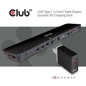 USB TC3.2 Gen 1 Trip dyn PD C60W-100W