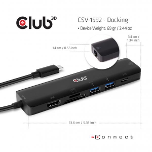 USB TYPE C 7 IN 1 HUB TO HDMI 4K60HZ