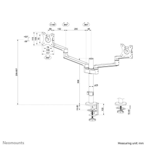 Neomounts monitorarm