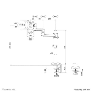 Neomounts monitorarm