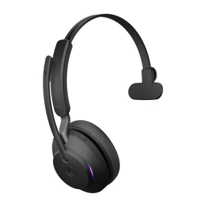 Jabra Evolve2 65, MS Mono Headset Draadloos Hoofdband Kantoor/callcenter USB Type-A Bluetooth Zwart