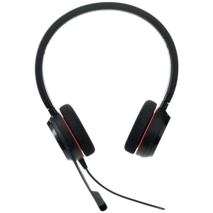 Jabra Evolve 20 USB-C MS Stereo Headset Bedraad Hoofdband Kantoor/callcenter USB Type-C Zwart