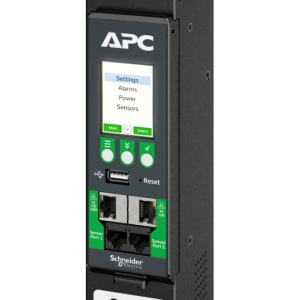 APC APDU10250ME - Metered, 0U, 16A, 400V, (21x)C13/15 + (21x)C13/15/19/21, IEC60309 16A 3Fase stekker