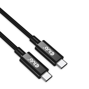 CLUB3D USB4 Gen3x2 Type-C Bi-Directional Cable 8K60Hz or 4K120Hz, Data 40Gbps, PD 240W(48V/5A) EPR M/M 3m / 9.84ft