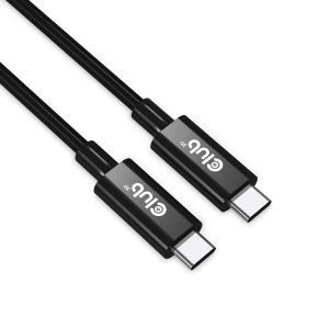 CLUB3D USB4 Gen3x2 Type-C Bi-Directional Cable 8K60Hz or 4K120Hz, Data 40Gbps, PD 240W(48V/5A) EPR M/M 3m / 9.84ft