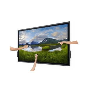 DELL P6524QT Interactief flatscreen 163,9 cm (64.5\") LCD 350 cd/m² 4K Ultra HD Zwart Touchscreen