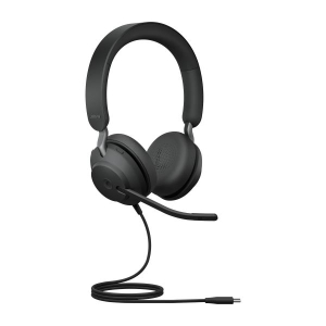 Jabra Evolve2 40 SE Headset Bedraad Hoofdband Oproepen/muziek USB Type-C Zwart