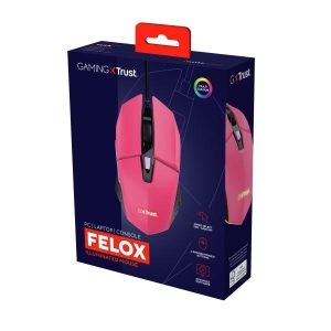 Trust GXT 109P FELOX muis Ambidextrous USB Type-A 6400 DPI