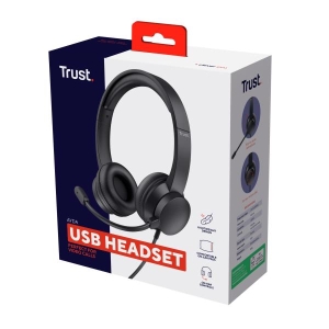 Trust Ayda – Headset met microfoon voor PC en Laptop met USB aansluiting