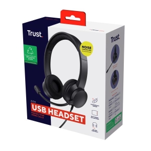 Trust Ayda - Noise canceling Headset met Microfoon voor PC en Laptop