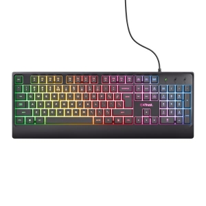 Trust GXT 792 QUADROX toetsenbord Inclusief muis USB QWERTY Amerikaans Engels Zwart