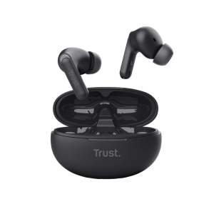 Trust Yavi Headset True Wireless Stereo (TWS) In-ear Oproepen/muziek USB Type-C Bluetooth Zwart