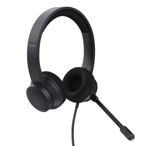 Trust HS-260 Headset Bedraad Neckband Kantoor/callcenter USB Type-A Zwart