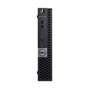 DELL OptiPlex 7070 Intel® 9de generatie Core™ i5 i5-9500T 8 GB DDR4-SDRAM 256 GB SSD MFF Zwart Mini PC Windows 10 Pro