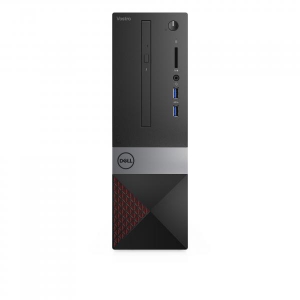 DELL Vostro 3471 Intel® 9de generatie Core™ i3 i3-9100 4 GB DDR4-SDRAM 128 GB SSD SFF Zwart, Grijs, Rood PC Windows 10 Pro