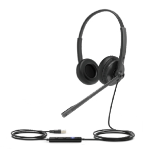 Yealink UH34 Headset Bedraad Hoofdband Kantoor/callcenter Zwart