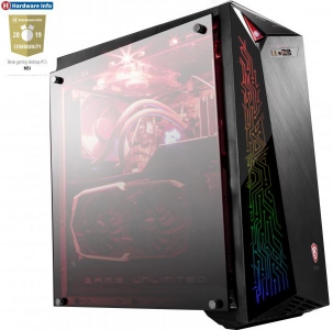 MSI Infinite X Plus 9SD-480MYS Intel® 9de generatie Core™ i7 i7-9700KF 16 GB DDR4-SDRAM 2512 GB HDD+SSD Desktop Zwart PC Windows