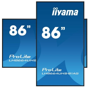iiyama PROLITE Digitaal A-kaart 2,18 m (86\") LED Wifi 500 cd/m² 4K Ultra HD Zwart Type processor Android 11 24/7