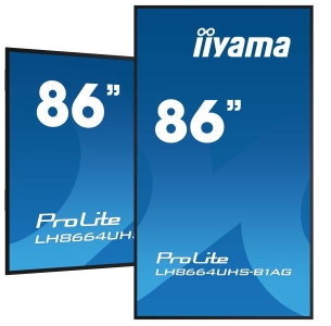 iiyama PROLITE Digitaal A-kaart 2,18 m (86\") LED Wifi 500 cd/m² 4K Ultra HD Zwart Type processor Android 11 24/7