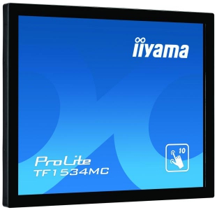 iiyama ProLite TF1534MC-B6X touch screen-monitor 38,1 cm (15\") 1024 x 768 Pixels Zwart Multi-touch Multi-gebruiker