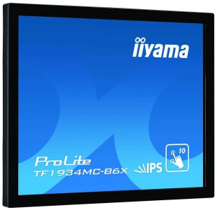 iiyama ProLite TF1934MC-B6X touch screen-monitor 48,3 cm (19\") 1280 x 1024 Pixels Zwart Multi-touch Multi-gebruiker