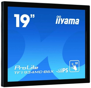 iiyama ProLite TF1934MC-B6X touch screen-monitor 48,3 cm (19\") 1280 x 1024 Pixels Zwart Multi-touch Multi-gebruiker