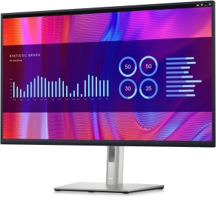 DELL P Series P3223DE 80 cm (31.5\") 2560 x 1440 Pixels Quad HD LCD Zwart