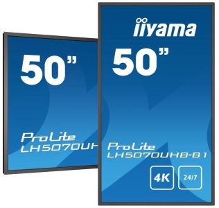 iiyama LH5070UHB-B1 beeldkrant Digitale signage flatscreen 125,7 cm (49.5\") VA 700 cd/m² 4K Ultra HD Zwart Type processor Androi