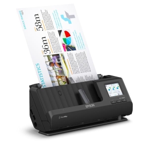 Epson ES-C380W Scanner met ADF + invoer voor losse vellen 600 x 600 DPI A4 Zwart