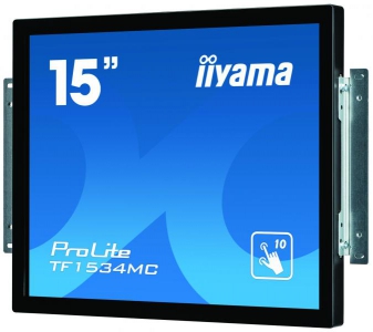 iiyama ProLite TF1534MC-B6X touch screen-monitor 38,1 cm (15\") 1024 x 768 Pixels Zwart Multi-touch Multi-gebruiker