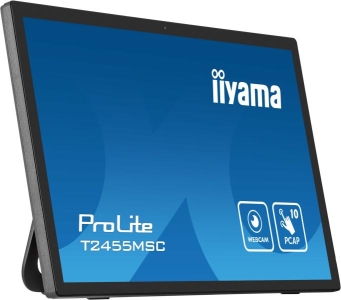 iiyama T2455MSC-B1 beeldkrant Digitale signage flatscreen 61 cm (24\") LED 400 cd/m² Full HD Zwart Touchscreen