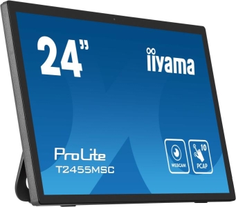iiyama T2455MSC-B1 beeldkrant Digitale signage flatscreen 61 cm (24\") LED 400 cd/m² Full HD Zwart Touchscreen