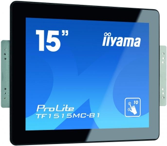 iiyama ProLite TF1515MC-B1 touch screen-monitor 38,1 cm (15\") 1024 x 768 Pixels Zwart Multi-touch