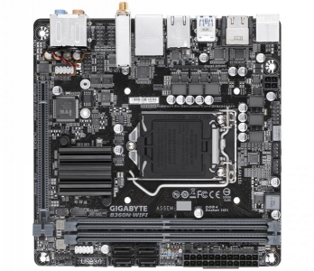 Gigabyte B360N WIFI moederbord LGA 1151 (Socket H4) Mini ITX Intel B360 Express