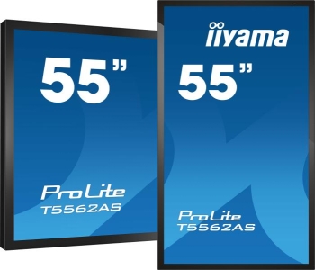 iiyama T5562AS-B1 beeldkrant Interactief flatscreen 138,7 cm (54.6\") VA 500 cd/m² 4K Ultra HD Zwart Touchscreen Type processor A