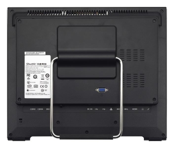 Shuttle X50V8 Intel® Celeron® 39,6 cm (15.6\") 1366 x 768 Pixels Touchscreen All-in-One PC barebone Wi-Fi 5 (802.11ac) Zwart