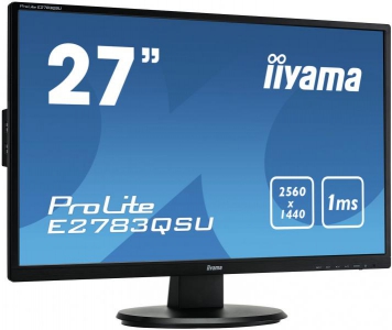 iiyama ProLite E2783QSU-B1 computer monitor 68,6 cm (27\") 2560 x 1440 Pixels Wide Quad HD LED Zwart