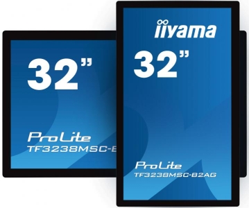iiyama TF3238MSC-B2AG beeldkrant 80 cm (31.5\") LED Full HD Touchscreen Interactief flatscreen Zwart