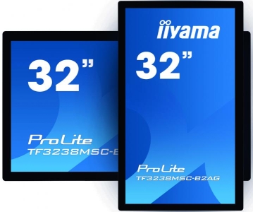 iiyama TF3238MSC-B2AG beeldkrant 80 cm (31.5\") LED Full HD Touchscreen Interactief flatscreen Zwart